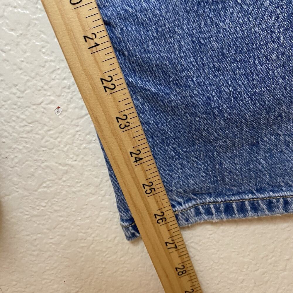 Loft Patchwork High Rise Straight Crop Jeans In M… - image 5